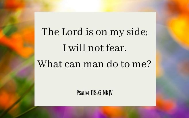 Psalm 118:6 Bible verse